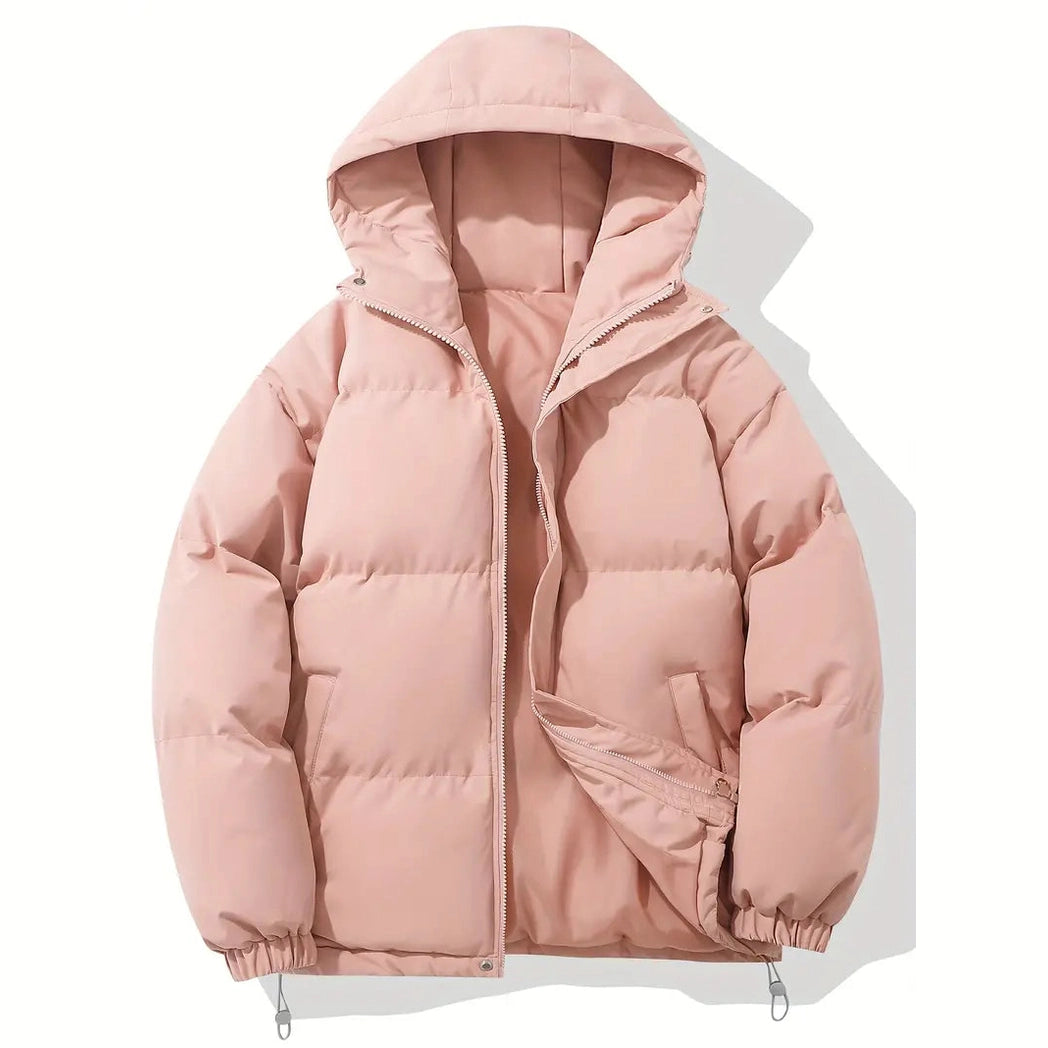 Women's Hooded Winter Coat – Windproof Full-Length Outerwear Coats & Jackets
