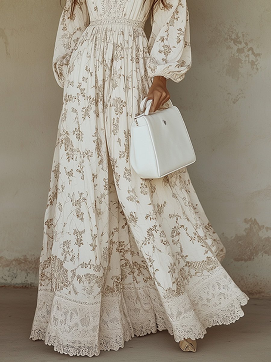 Women's Boho Floral Maxi Dress - Perfect Summer Style 2