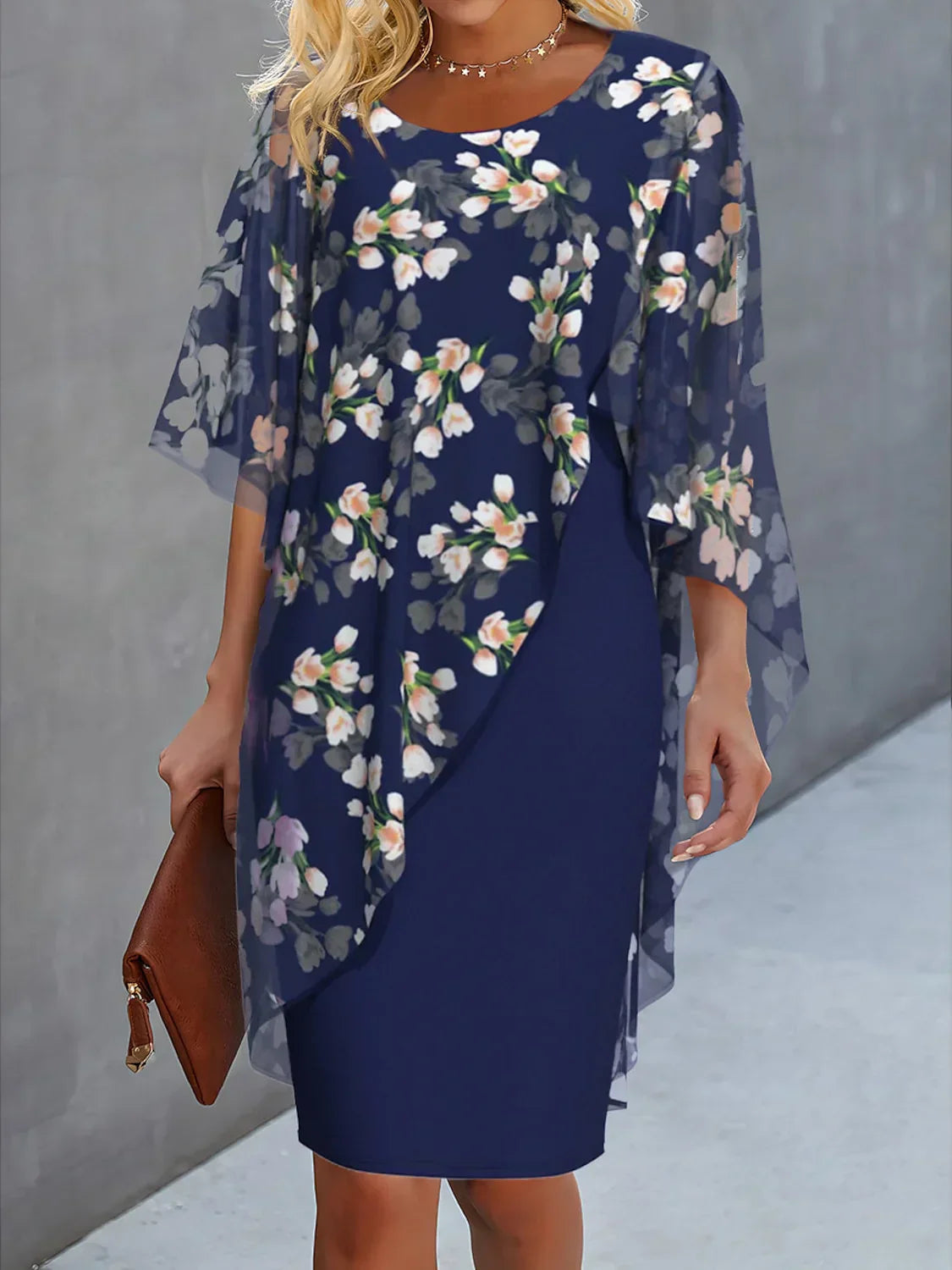 Women's Floral Mini Dress for Summer 0