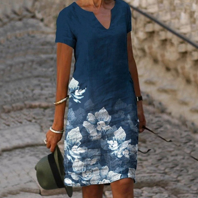Women's Floral Mini Dress for Summer 0