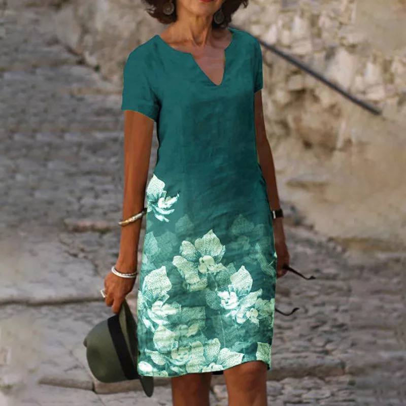 Women's Floral Mini Dress for Summer 1
