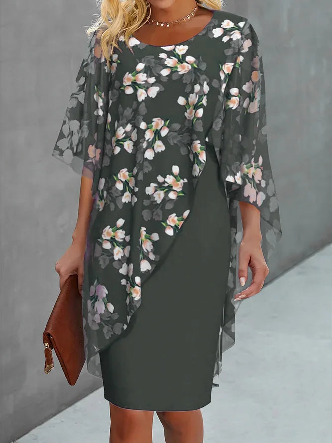 Women's Floral Mini Dress for Summer 4