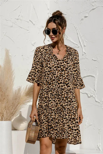 Women's Mini Dress Blue Summer 4