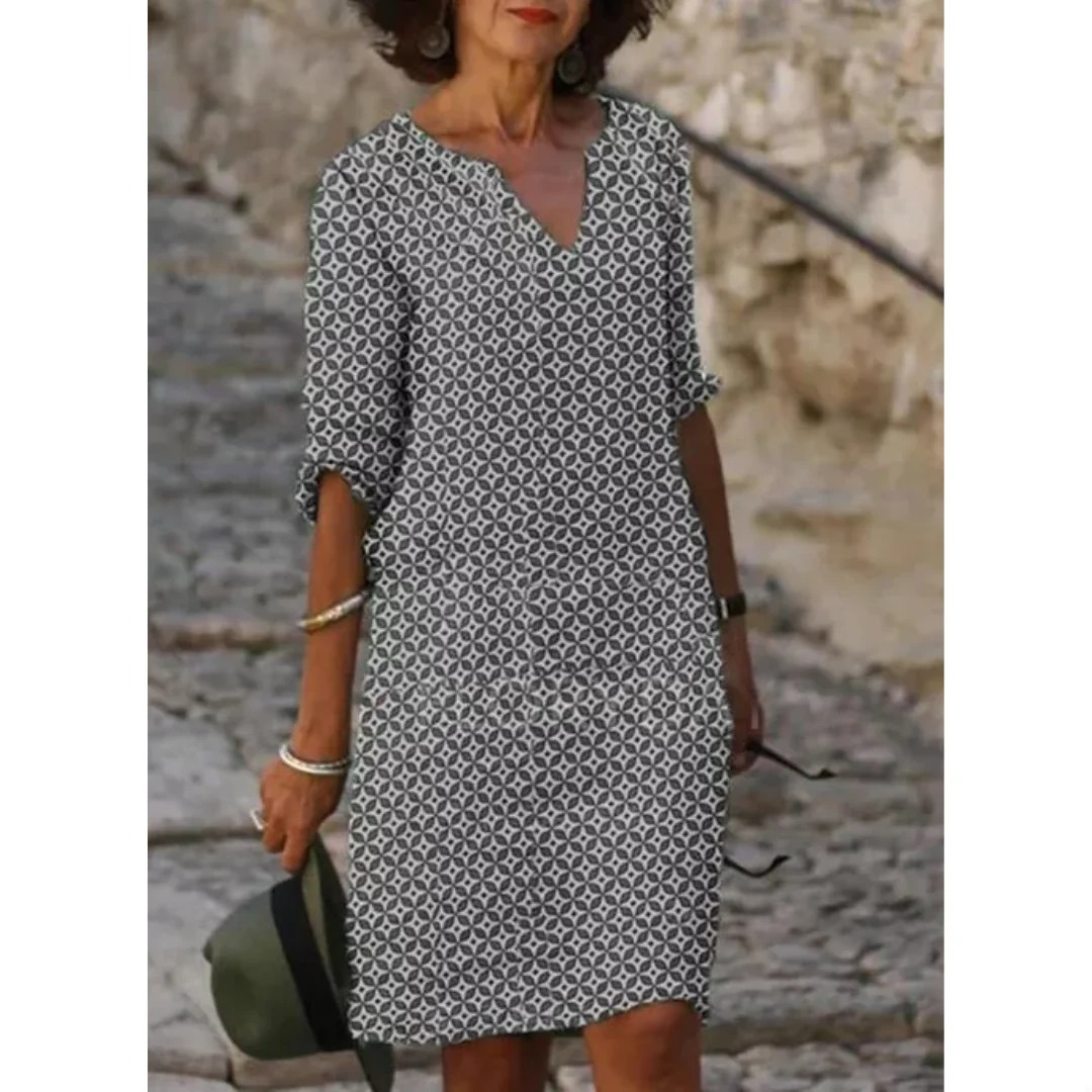 Women's Printed Mini Dress Summer Style 1