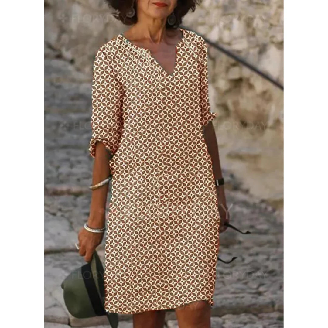 Women's Printed Mini Dress Summer Style 3