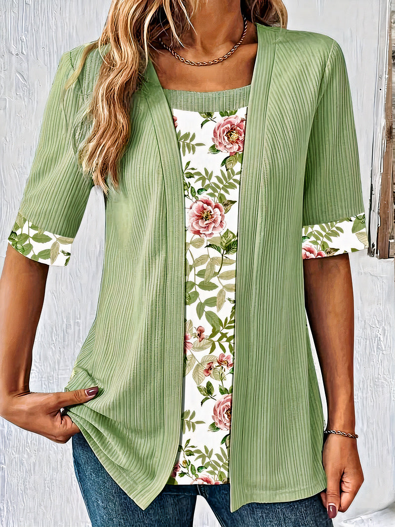 Chic Summer Floral Blouse | Lightweight & Stylish | Tamar