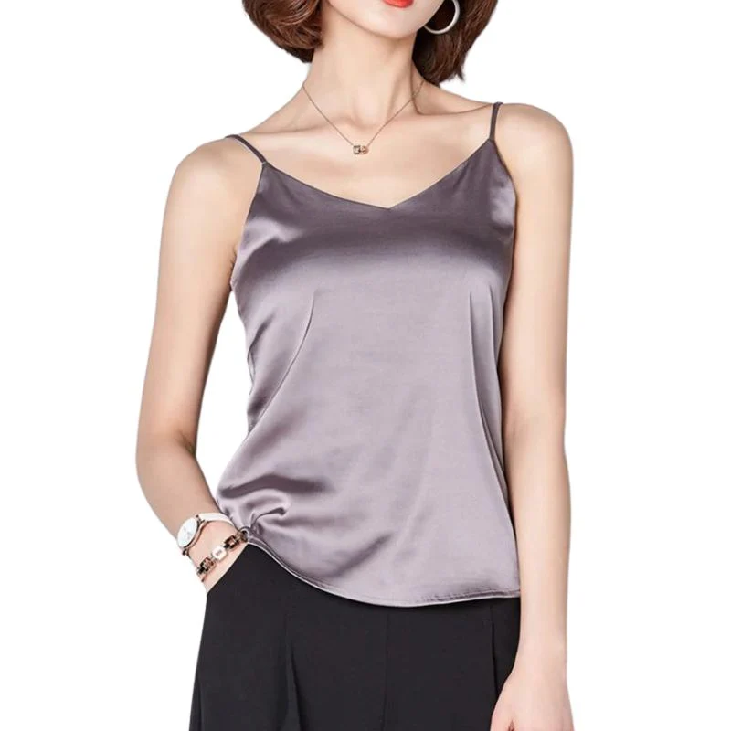 Elegant Casual Silk Cami Top for Women | Iliyanna