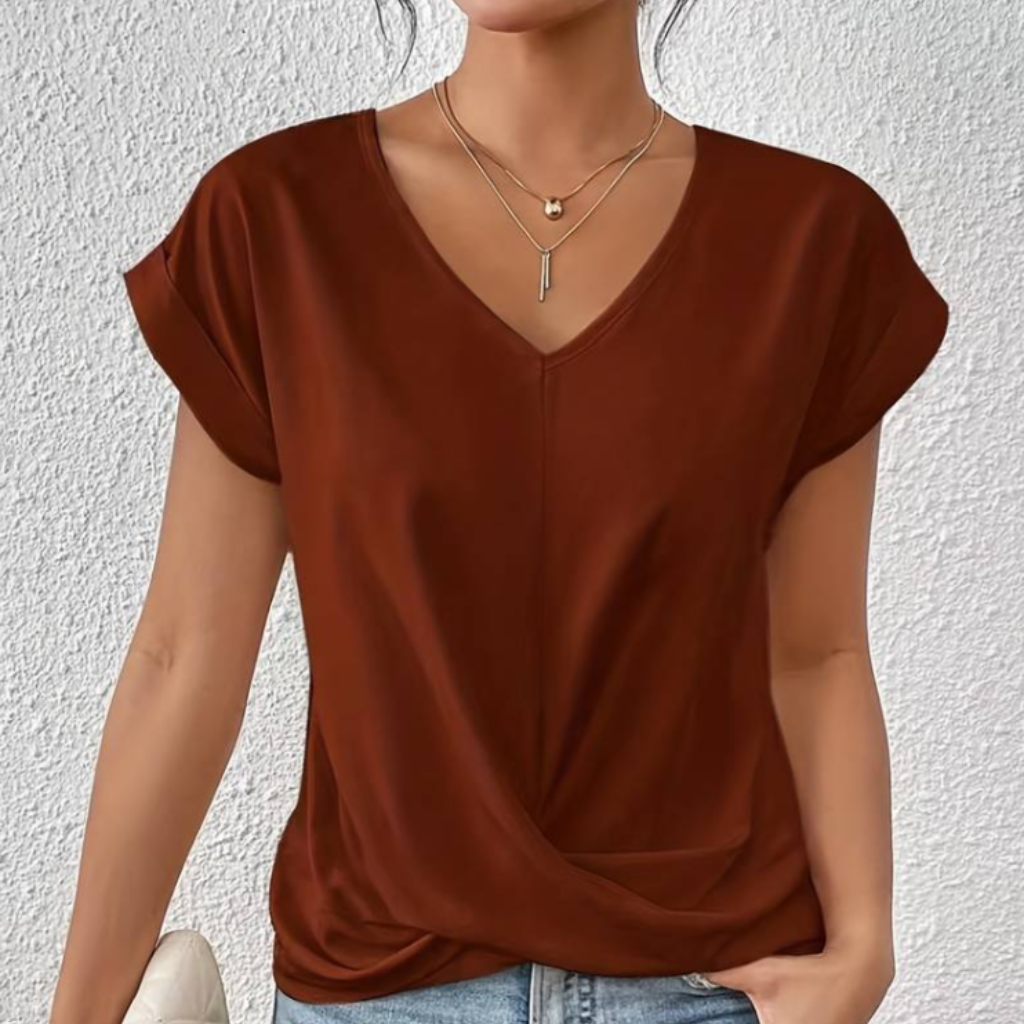 Chic V-Neck Top for Women | Stylish & Versatile Lianah Blouse