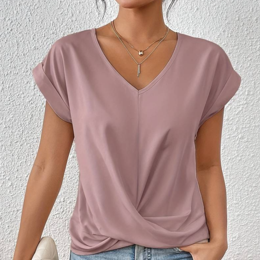 Chic V-Neck Top for Women | Stylish & Versatile Lianah Blouse