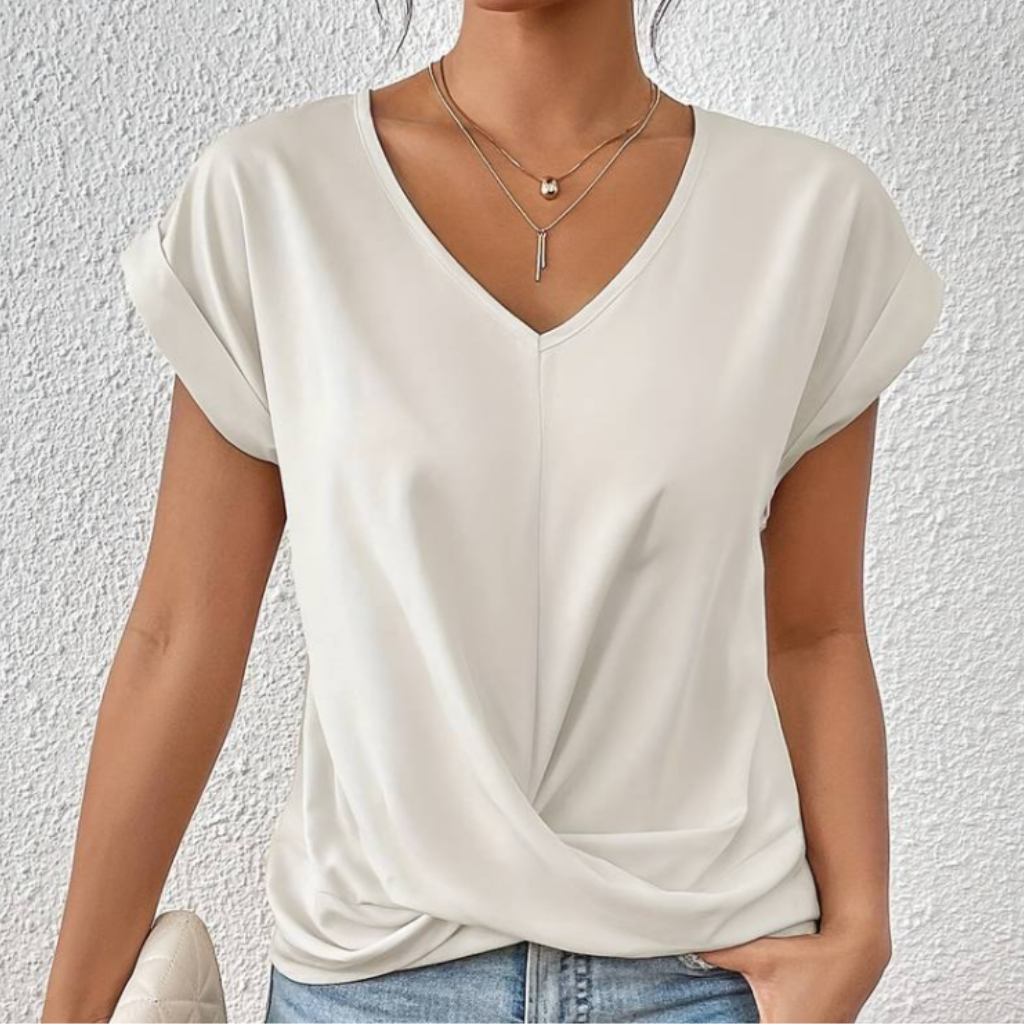 Chic V-Neck Top for Women | Stylish & Versatile Lianah Blouse