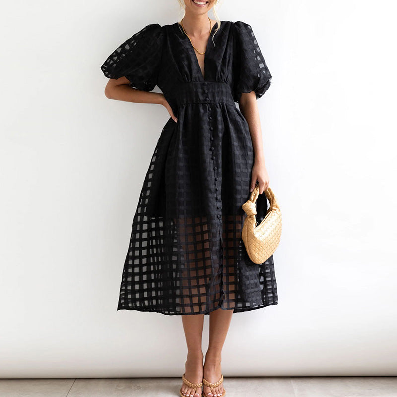 Charming Summer Midi Dress by Domenica - Perfect for Every Occasion