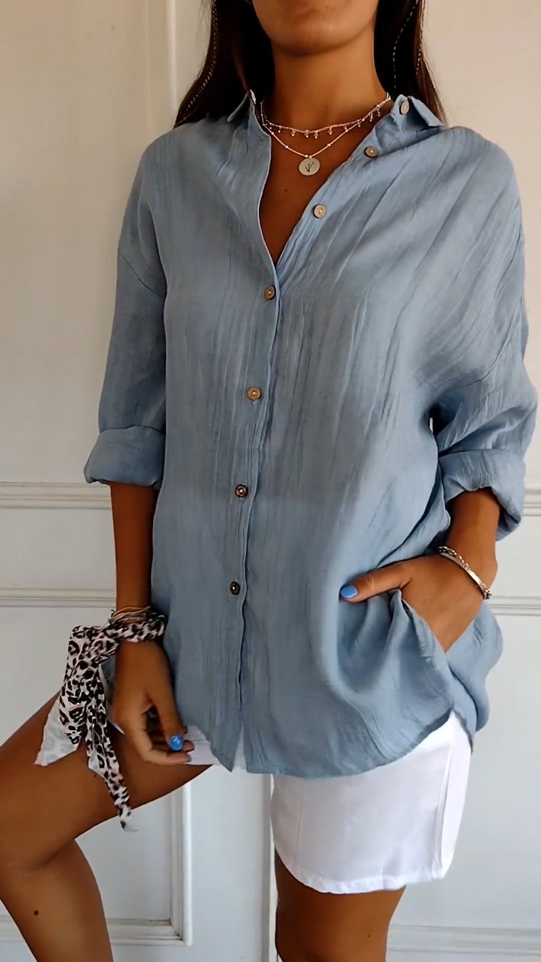 Chic Summer Blouse | Myriam - Effortless Elegance & Comfort