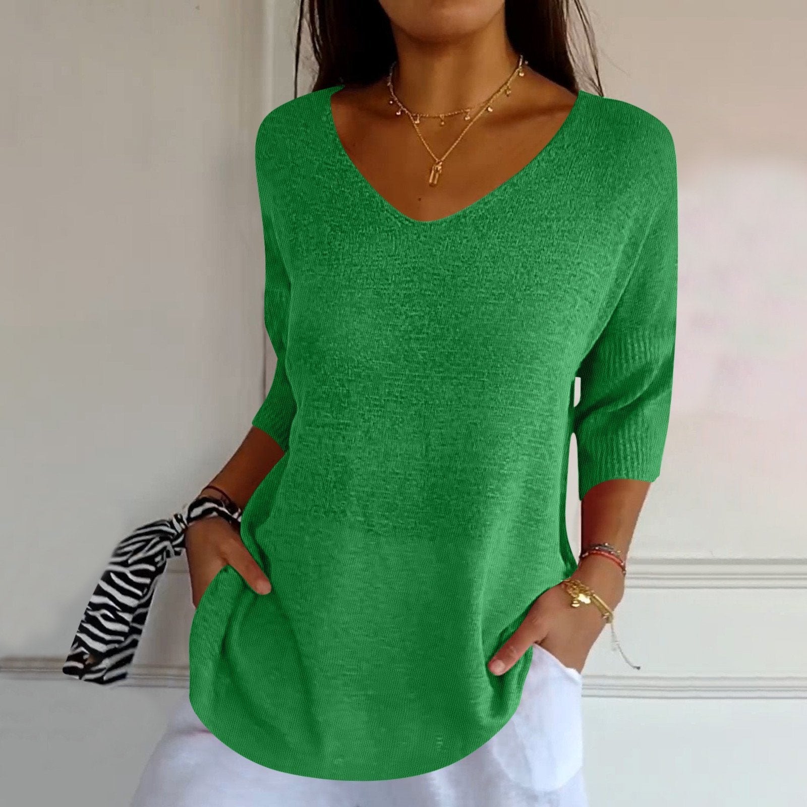 Claria™ | Elegant Knitted Shirt 1 + 1 Free