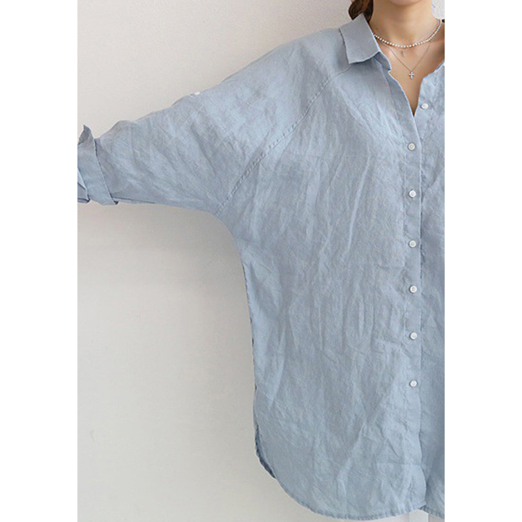 Chic Oversized Linen Shirt for Women | Gwynne - Breathable & Stylish