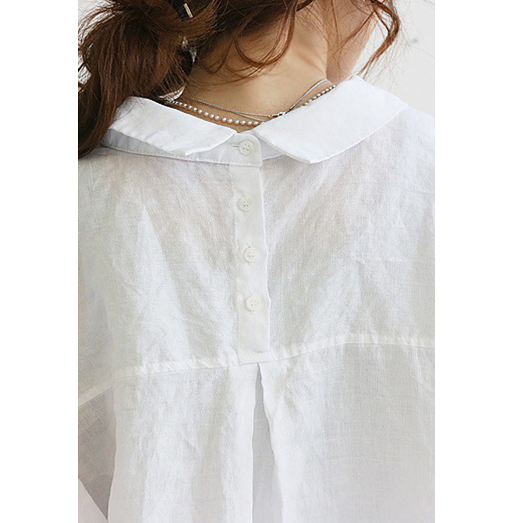 Chic Oversized Linen Shirt for Women | Gwynne - Breathable & Stylish