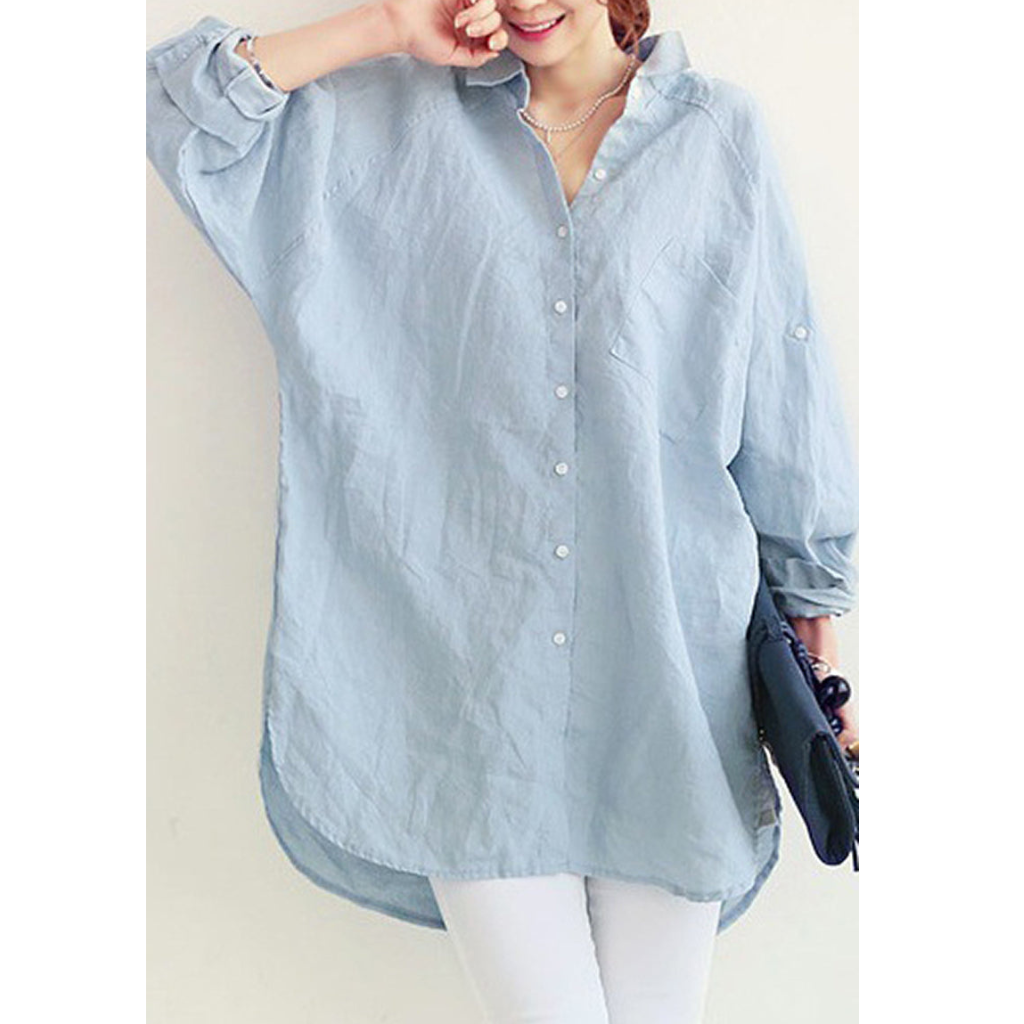 Chic Oversized Linen Shirt for Women | Gwynne - Breathable & Stylish