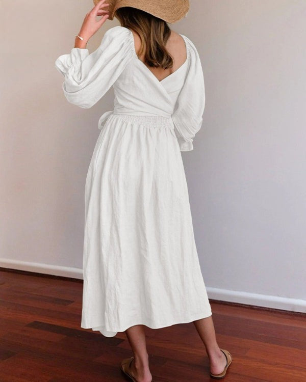 Bente™ | French Dress with Folded Sleeves - Collection