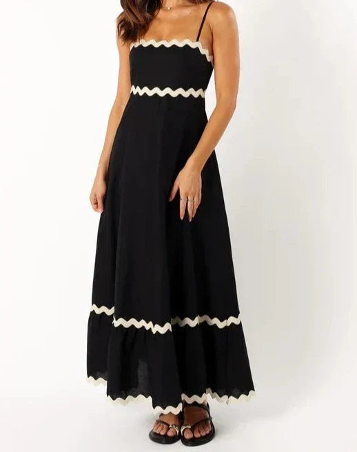 Elegant Women's Maxi Evening Dress - Stylish & Trendy Look