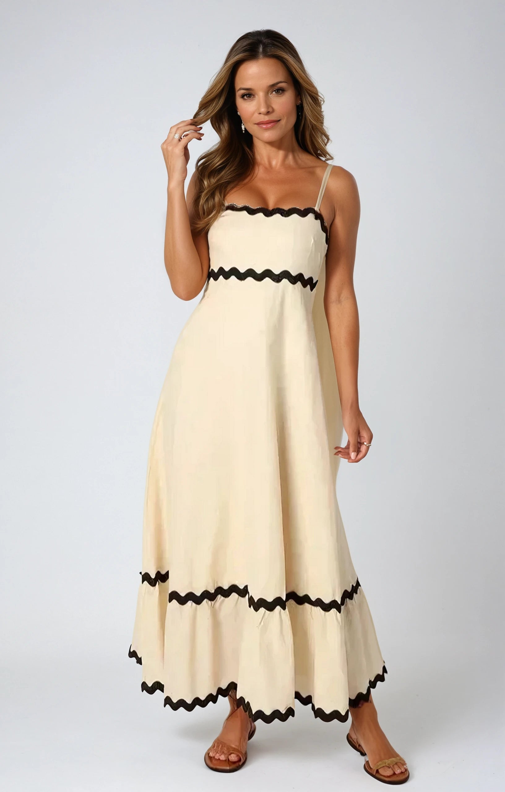 Elegant Women's Maxi Evening Dress - Stylish & Trendy Look