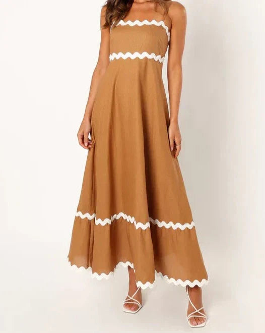 Elegant Women's Maxi Evening Dress - Stylish & Trendy Look