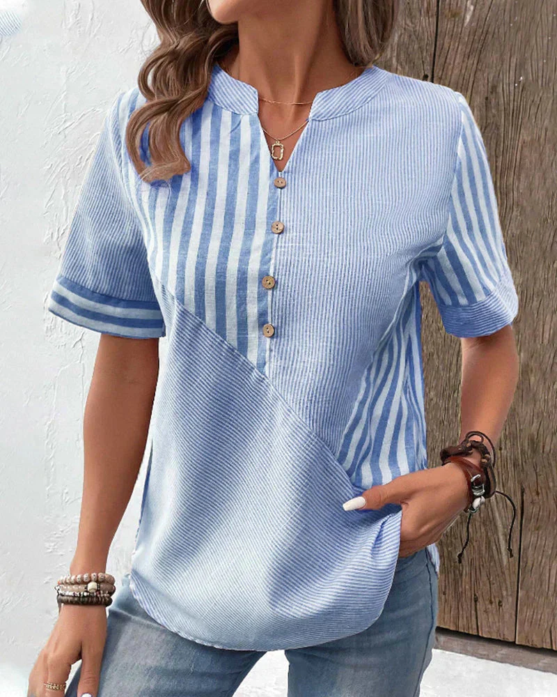 Women's Comfy Summer Blouse | Stylish & Breathable Jean Top