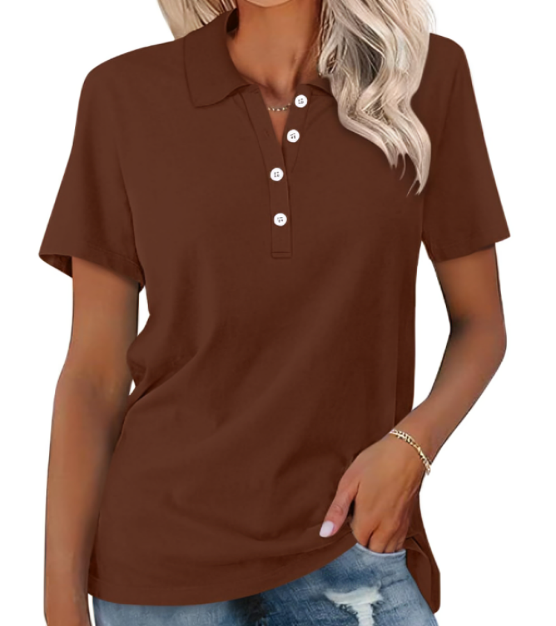 Cyrene Women's Cool Summer Polo Shirt - Stylish & Breathable