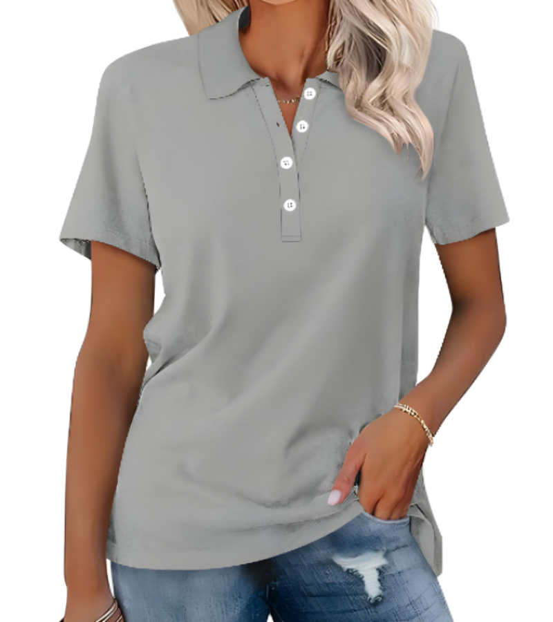 Cyrene Women's Cool Summer Polo Shirt - Stylish & Breathable