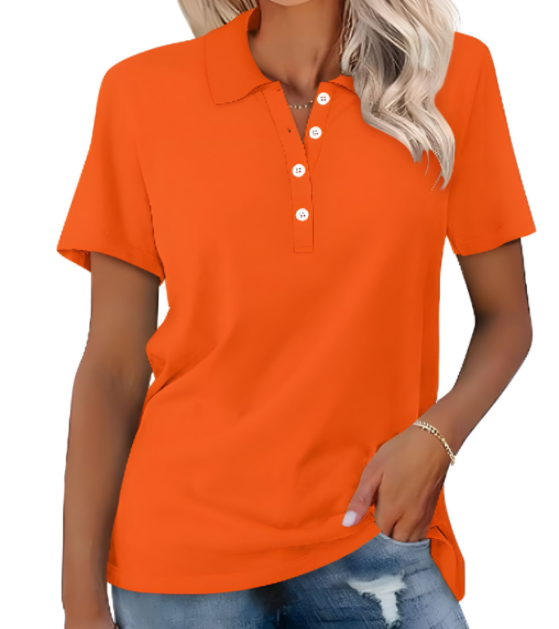 Cyrene Women's Cool Summer Polo Shirt - Stylish & Breathable