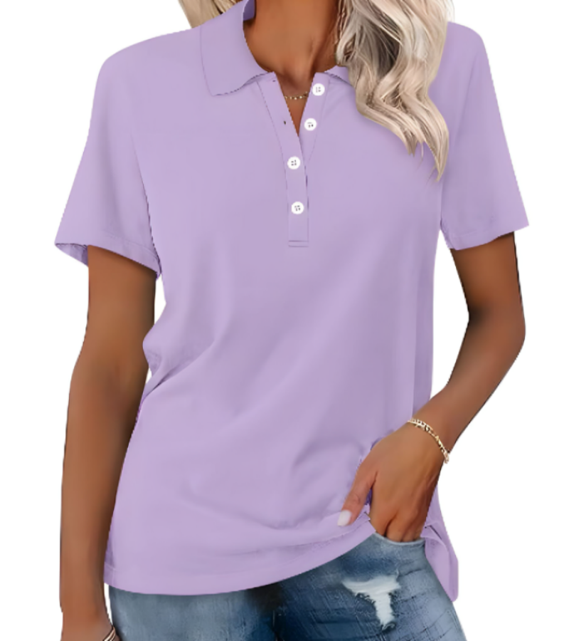 Cyrene Women's Cool Summer Polo Shirt - Stylish & Breathable