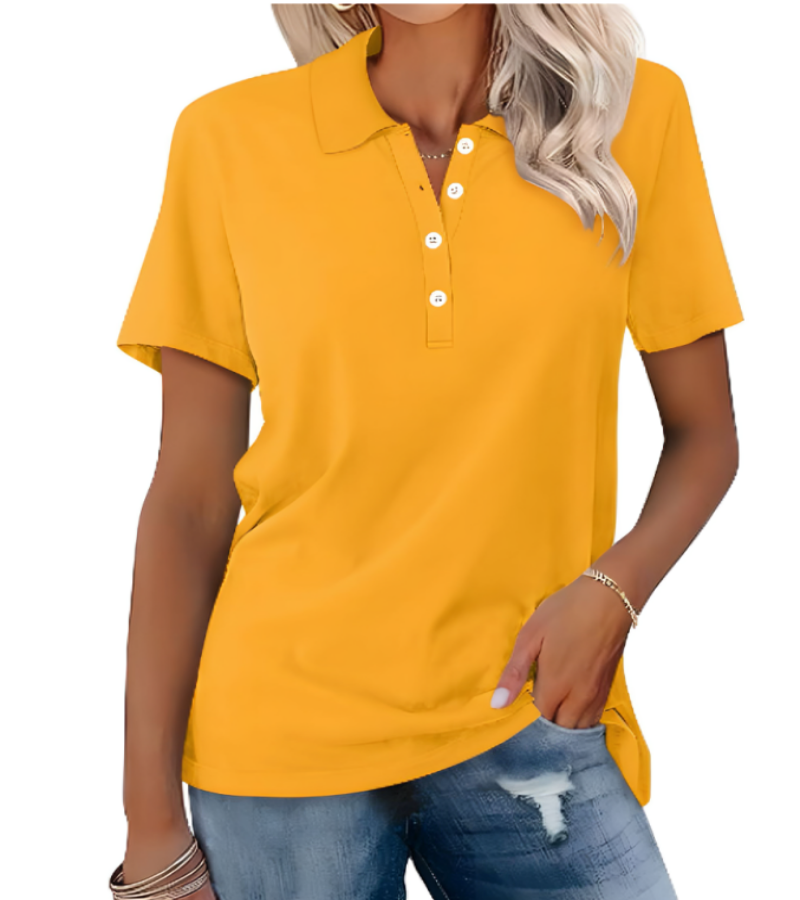 Cyrene Women's Cool Summer Polo Shirt - Stylish & Breathable