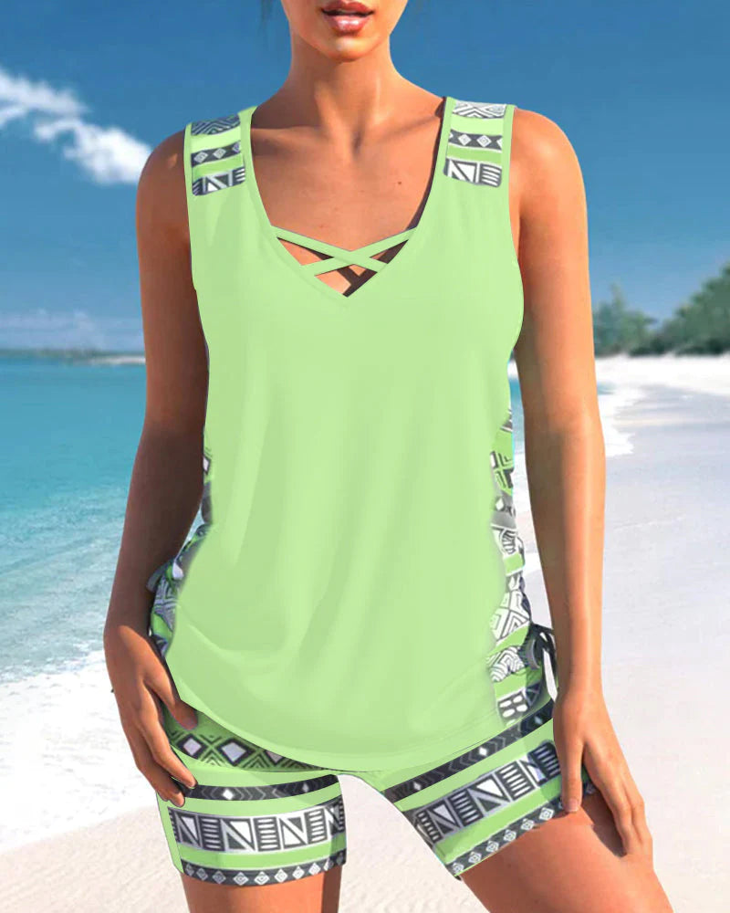 Chic Women's Tankini Set | Mabeline - Stylish & Comfortable Swimwear